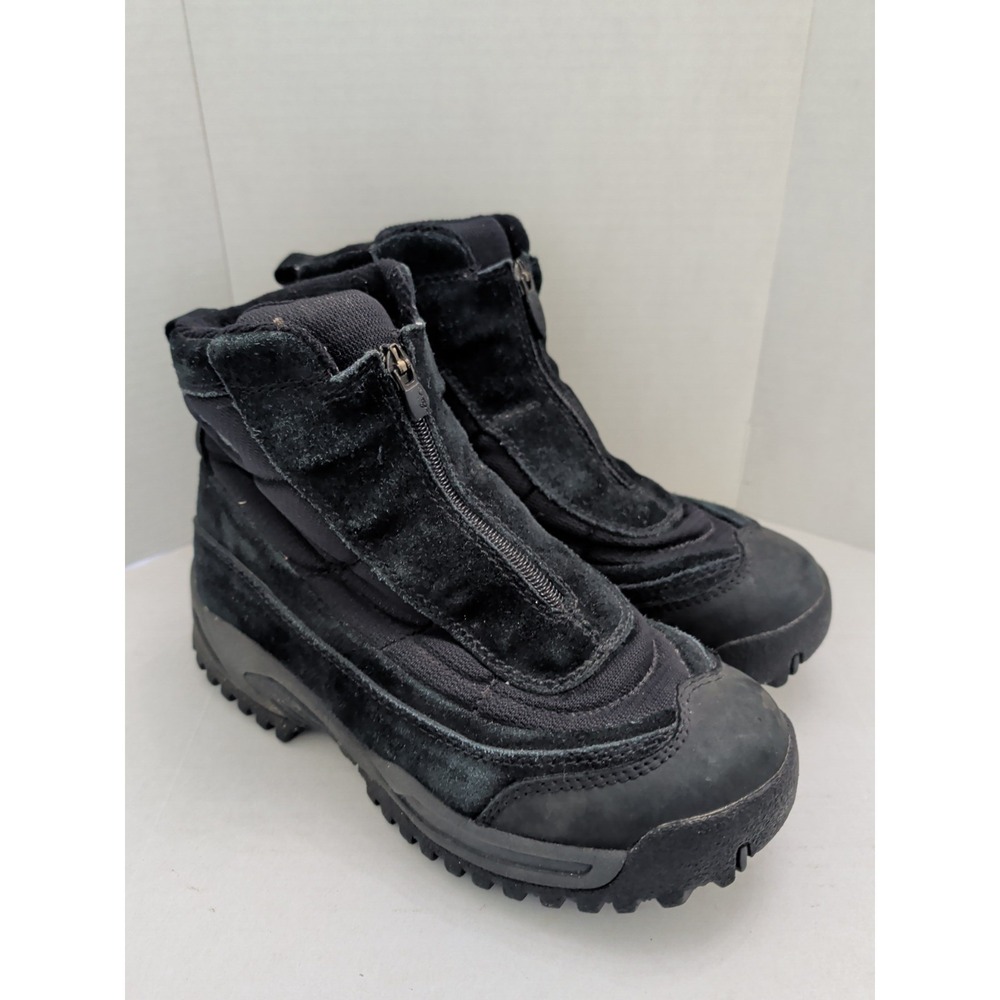 Cabela's Dry Plus Black Waterproof Zip Up Winter Ankle Boots Women Sz 8 83-0684